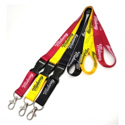 Heat Transfer Printed Detachable Buckle Lanyard 