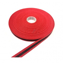 Polyester Metallic Woven Striped Ribbon